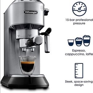 DeLonghi EC680 Espresso Latte Cappuccino Maker 15 Bar Pump New in Box